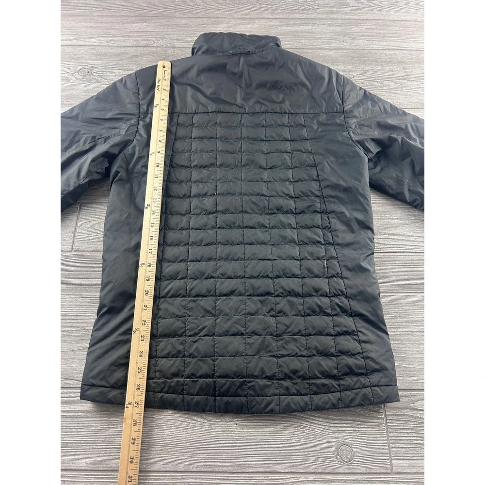 The North Face Mens ThermoBall Hybrid Insulated Jacket Black Small S/P Full Zip